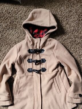 Pink Platinum 7/8 Tan Pea Coat